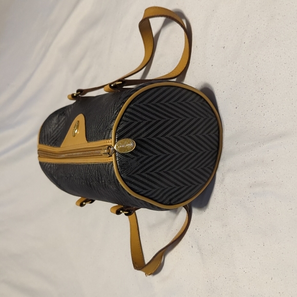 Vintage Mark Cross Mini Duffle Satchel Handbag - Picture 5 of 17